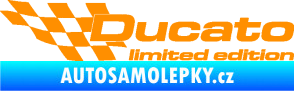 Samolepka Ducato limited edition levá oranžová