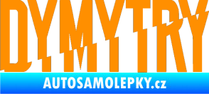 Samolepka Dymytry 001 oranžová