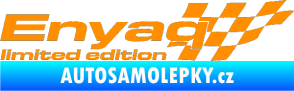 Samolepka Enyaq limited edition pravá oranžová