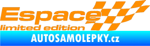 Samolepka Espace limited edition pravá oranžová