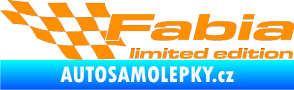 Samolepka Fabia limited edition levá oranžová