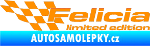 Samolepka Felicia limited edition levá oranžová