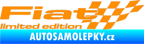 Samolepka Fiat limited edition pravá oranžová
