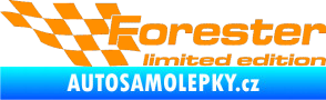 Samolepka Forester limited edition levá oranžová