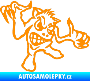 Samolepka Formelák pravá oranžová