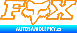 Samolepka Fox 001 oranžová