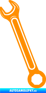 Samolepka Francouzský klíč levá oranžová