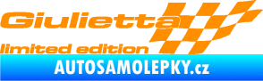 Samolepka Giulietta limited edition pravá oranžová