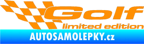 Samolepka Golf limited edition levá oranžová