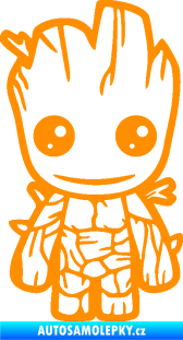 Samolepka Groot 002 pravá baby oranžová