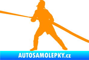 Samolepka Hasič 009 levá oranžová
