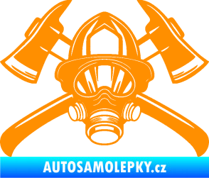 Samolepka Hasič 014 oranžová