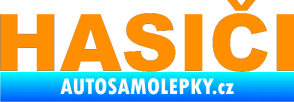Samolepka HASIČI oranžová