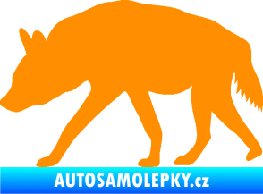 Samolepka Hyena 001 levá oranžová