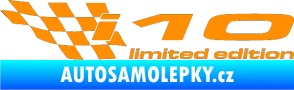 Samolepka i10 limited edition levá oranžová