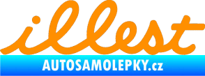 Samolepka Illest 001 oranžová