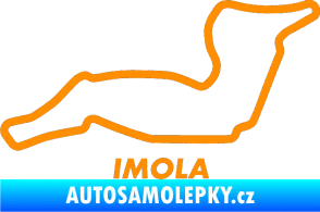 Samolepka Okruh Imola oranžová