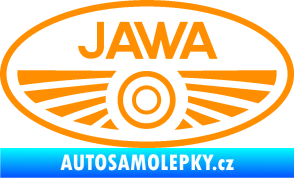 Samolepka Jawa logo oranžová
