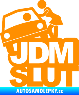 Samolepka JDM Slut 001 oranžová