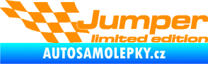 Samolepka Jumper limited edition levá oranžová