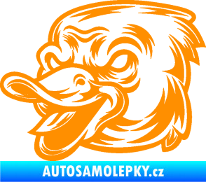 Samolepka Káčátko 001 levá oranžová