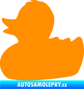Samolepka Kachnička 001 levá oranžová