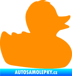 Samolepka Kachnička 001 pravá oranžová