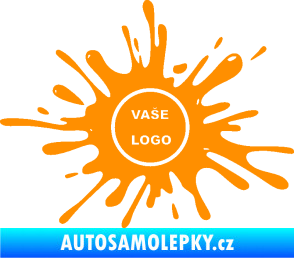 Samolepka Kaňka 003 znak oranžová
