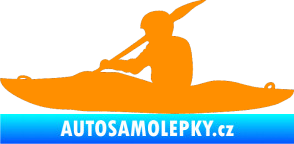 Samolepka Kanoista 003 levá oranžová