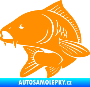 Samolepka Kapr 008 levá oranžová