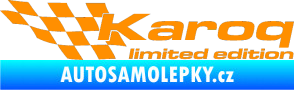 Samolepka Karoq limited edition levá oranžová