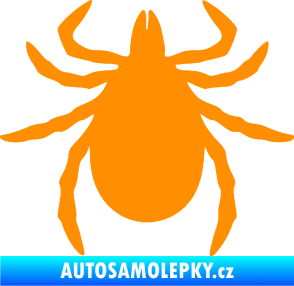 Samolepka Klíště 001 oranžová