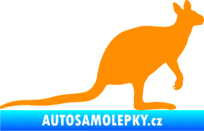 Samolepka Klokan 003 pravá oranžová