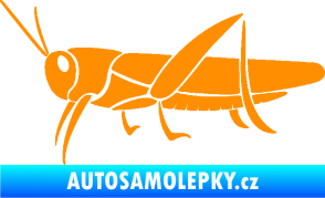 Samolepka Kobylka 002 levá oranžová