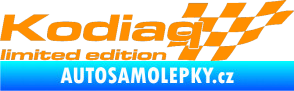 Samolepka Kodiaq limited edition pravá oranžová