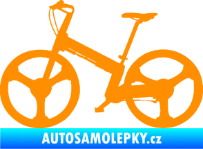 Samolepka Kolo 002 levá oranžová