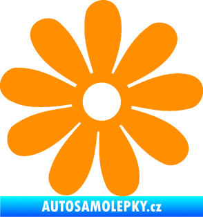 Samolepka Kopretina 001 oranžová