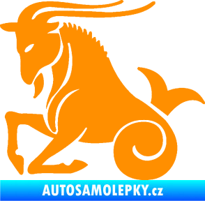 Samolepka Kozoroh 004 levá oranžová