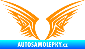 Samolepka Křídla 005 oranžová