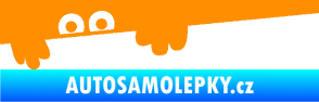 Samolepka Kuk 008 levá šmírák oranžová