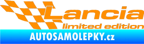 Samolepka Lancia limited edition levá oranžová