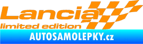 Samolepka Lancia limited edition pravá oranžová