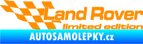 Samolepka Land Rover limited edition levá oranžová