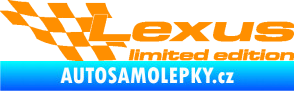 Samolepka Lexus limited edition levá oranžová