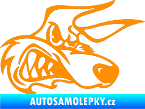 Samolepka Liška pravá oranžová