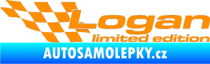 Samolepka Logan limited edition levá oranžová