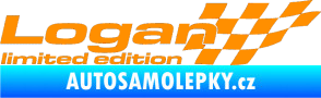 Samolepka Logan limited edition pravá oranžová