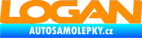 Samolepka Logan oranžová