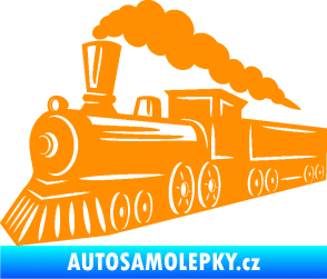 Samolepka Lokomotiva 003 levá oranžová