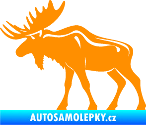Samolepka Los 006 levá oranžová